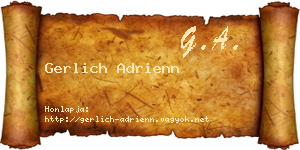 Gerlich Adrienn névjegykártya